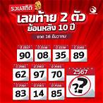 เลขท้าย 2 ตัวย้อนหลัง